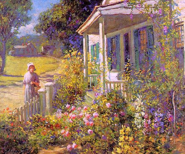 Abbott Fuller Graves Summer Garden oil painting picture